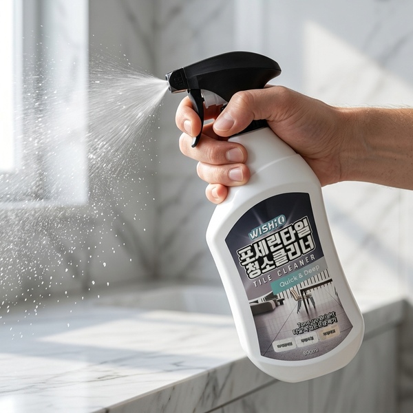 포세린타일 청소 무광타일 마루 바닥 찌든때 청소 클리너 800ml