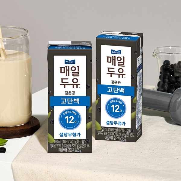 매일두유 고단백 검은콩 190ml 48팩