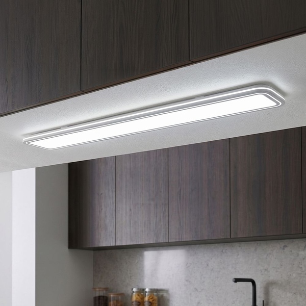 LED 솔리드라인 주방2등 60W 주광색 주백색 국내제조 부엌등 싱크대 전등교체