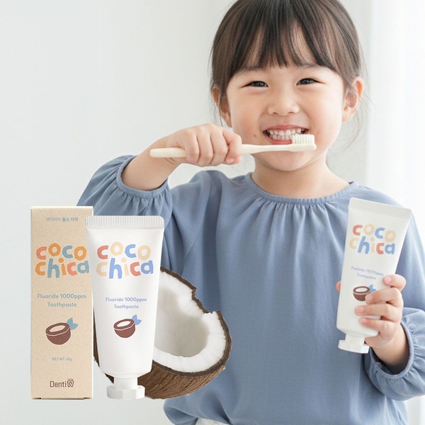 치과의사개발 코코치카 어린이 불소 치약 1000ppm