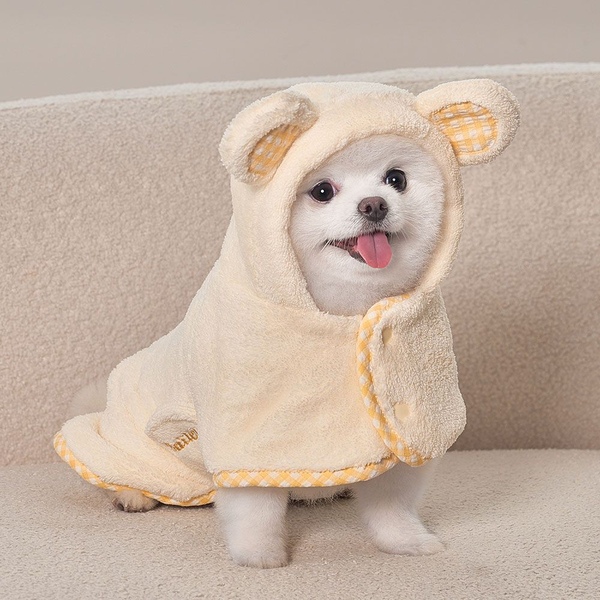 강아지 펫타올 드라이 샤워가운 (B029)