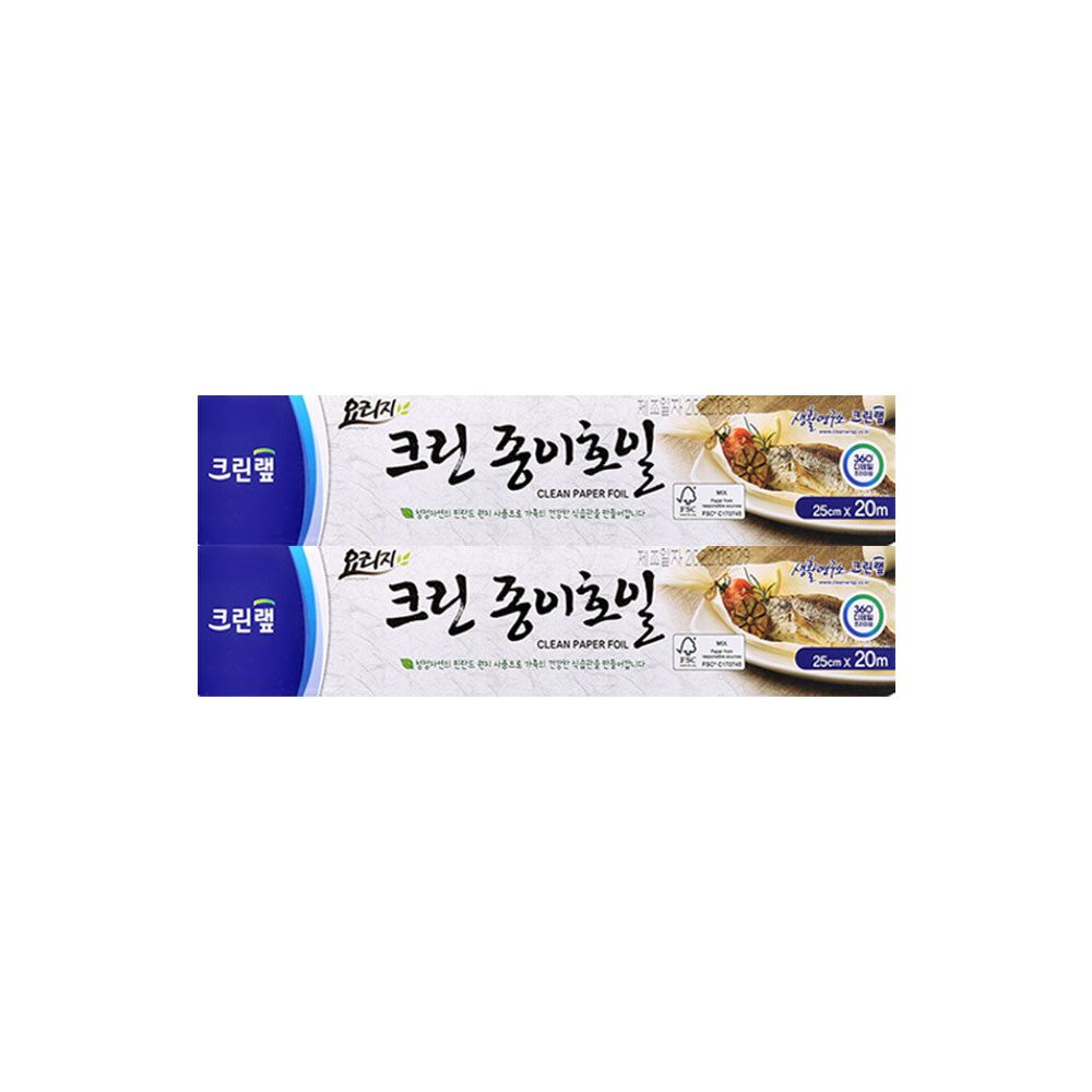 크린랩 크린종이호일 25cm 20M X 2개 가격 추이 cleanlab 크린랩 크린종이호일 25cm 20M X 2개 - 최저가 9,950원