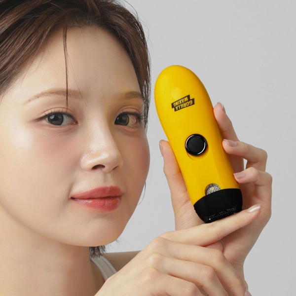 페이스 타올 60매 증정! 고릴라왁싱 휴대용 제로페인 모근제거기 바디트리머 1000V