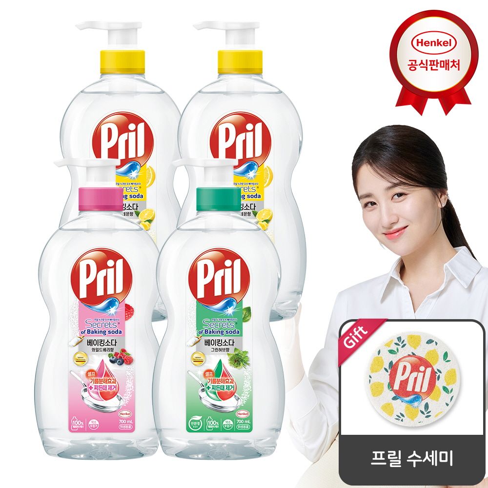 프릴 베이킹소다 700mlx4개 주방세제_프릴 수세미 증정 가격 추이 헨켈 프릴 베이킹소다 700mlx4개 주방세제_프릴 수세미 증정 - 최저가 23,205원