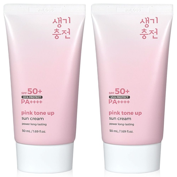 핑크 톤업 선크림 50ml 2개