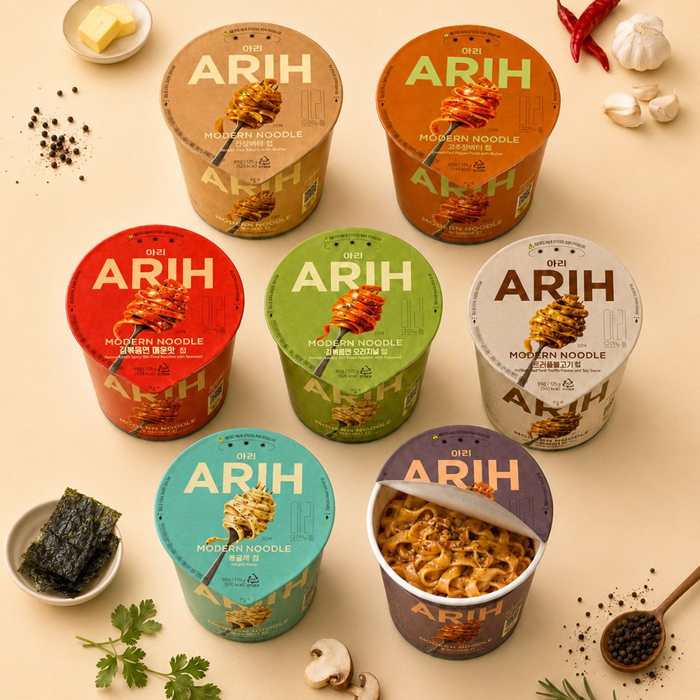 팔도 ARIH 아리 모던누들 용기면 7컵