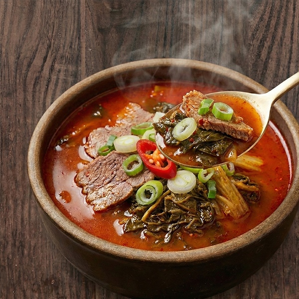 전통 장터식 사골우거지 국밥