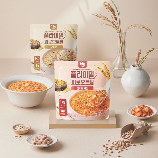 파로 오트밀 200g 1개입/5개입 (닭죽맛,김치참치맛)
