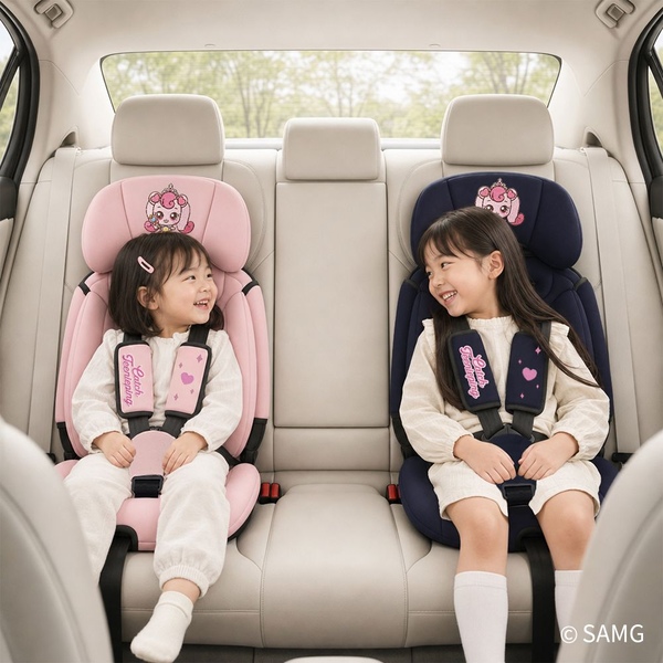 캐치티니핑 프리미엄 휴대용 주니어 카시트 ISOFIX 특허출원