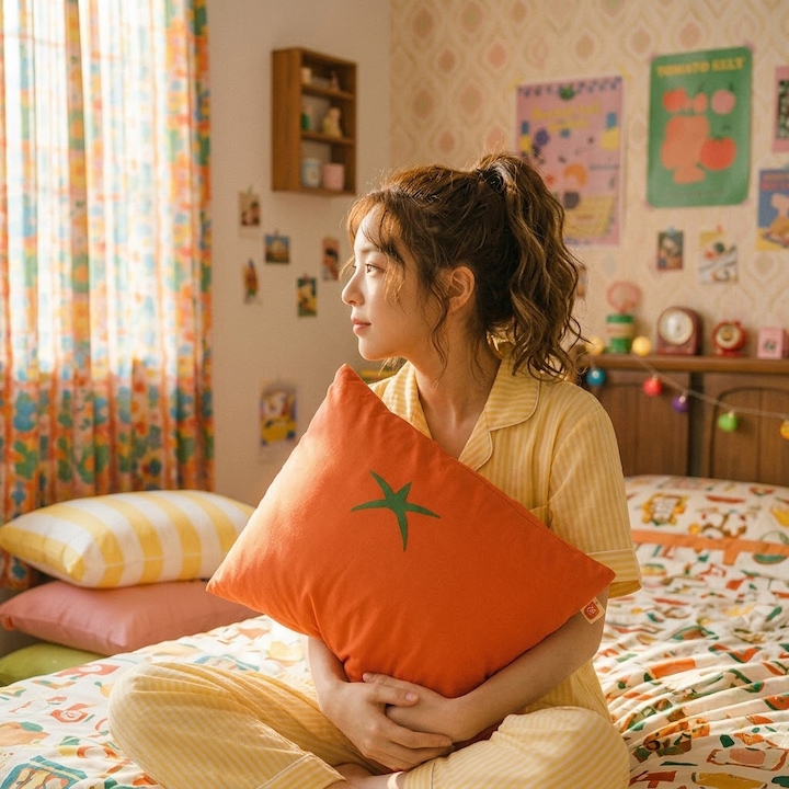 [오늘의집] 더자리 1+1  I'm Fruit 픽미!픽미! 항균 베개커버 40x60/50x70