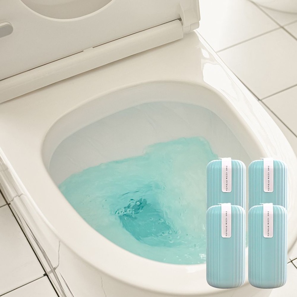 블루다이브 대용량 물때방지 자동 변기세정제 변기 클리너 (2개입x2)(1년 사용)