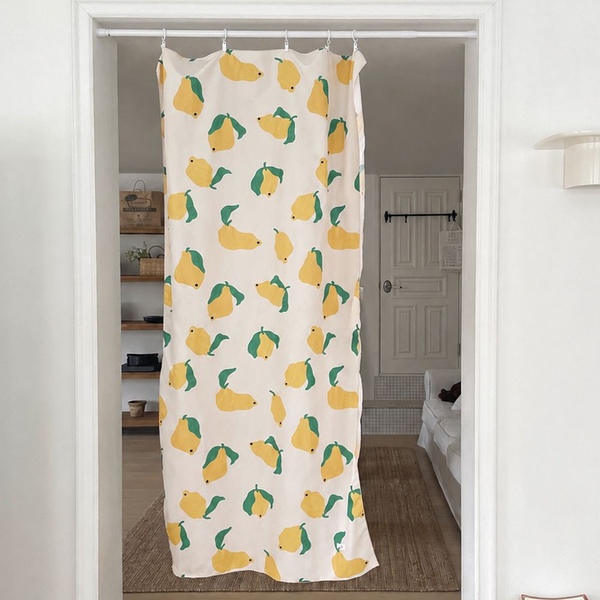 [오늘의집 단독] 패브릭 포스터 가리개 90*180cm 리브리 - 레몬 Lemons