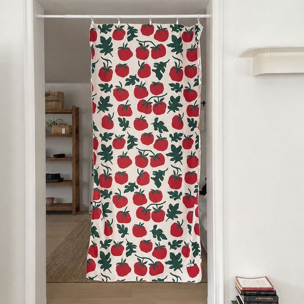 [오늘의집 단독] 패브릭 포스터 가리개 90*180cm 리브 리 토마토 Tomatoes