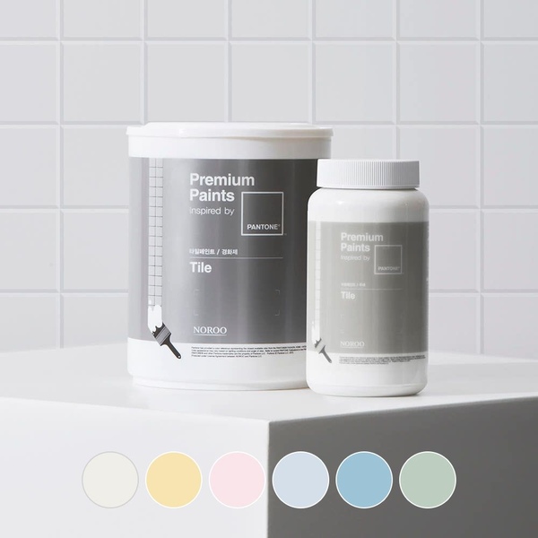 [오늘의집 단독] 팬톤 공식 10 Colors! 타일페인트 페인트 화장실 페인트 750ml