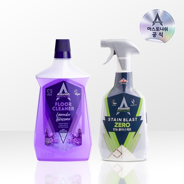 만능 클리너 제로 750ml+바닥세정제 라벤더 1000ml