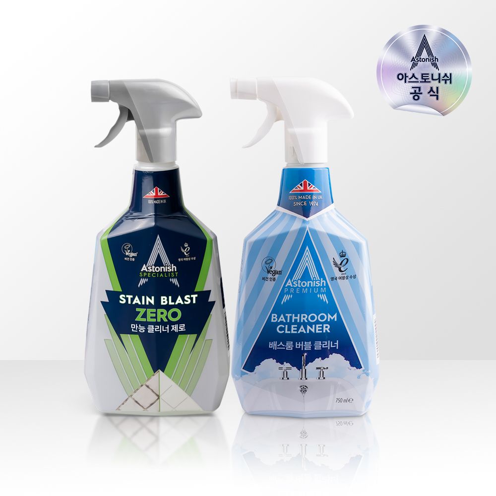 만능 클리너 제로 750ml+욕실 배스룸 클리너 750ml 인기 2종 세트 가격 추이 아스토니쉬 만능 클리너 제로 750ml+욕실 배스룸 클리너 750ml 인기 2종 세트 - 최저가 25,600원