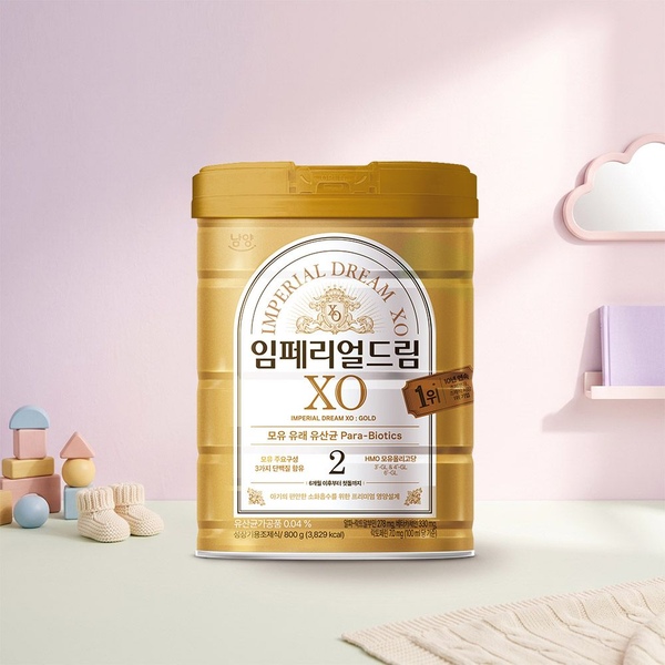 남양 임페리얼드림 XO GOLD 2단계 800g 6캔 / 캔분유