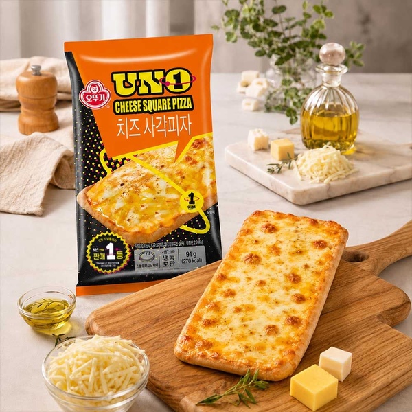 UNO 치즈 사각피자 91g 12개
