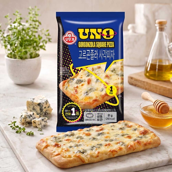 UNO 고르곤졸라 사각피자 91g 8개