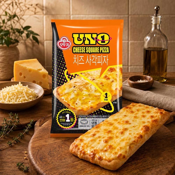 UNO 치즈 사각피자 91g 4개