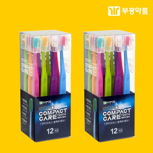 부광약품 콤팩트케어 초극세모 12입+12입