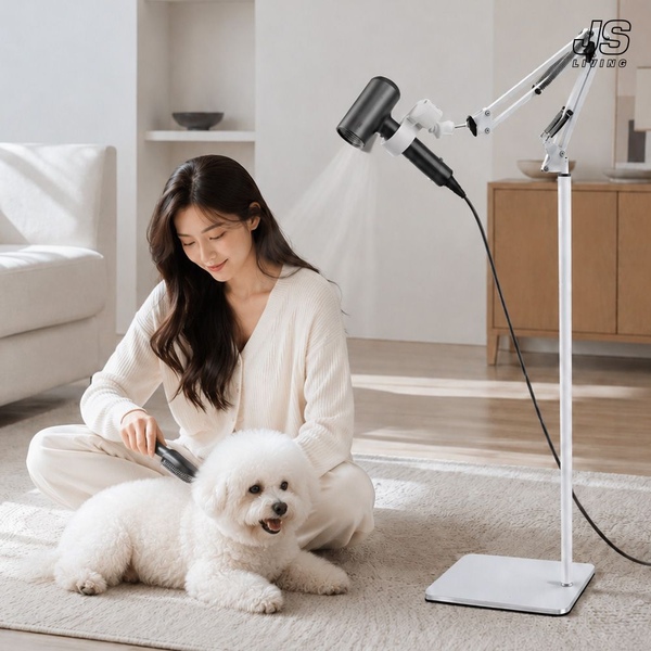 강아지 드라이기 거치대 스탠드 드라이 걸이 홀더 애견 고양이 털말리기 핸즈프리 펫 드라이룸