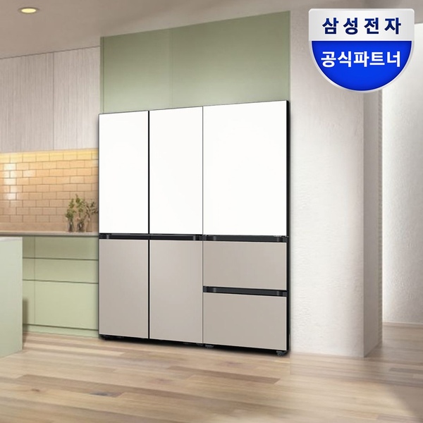 혜택가389만 비스포크 키친핏 패키지세트 RM70F64R1ZG+RQ33DB74D2AP