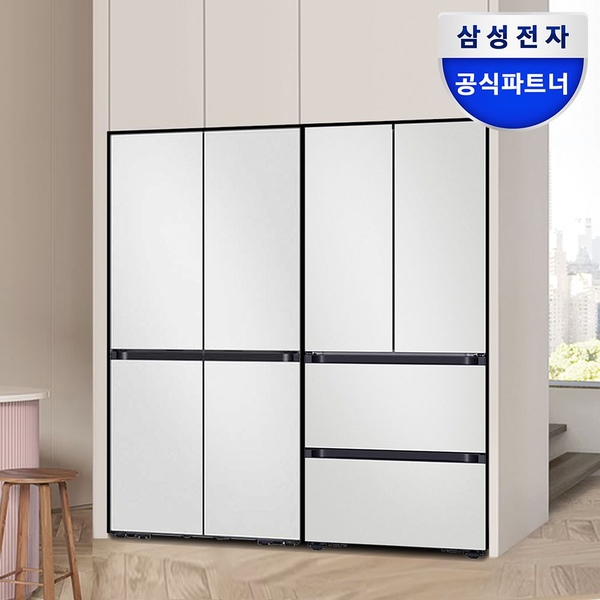 혜택가439만 비스포크 냉장고 세트 패키지 RM70F64R1A+RK70F42M2A