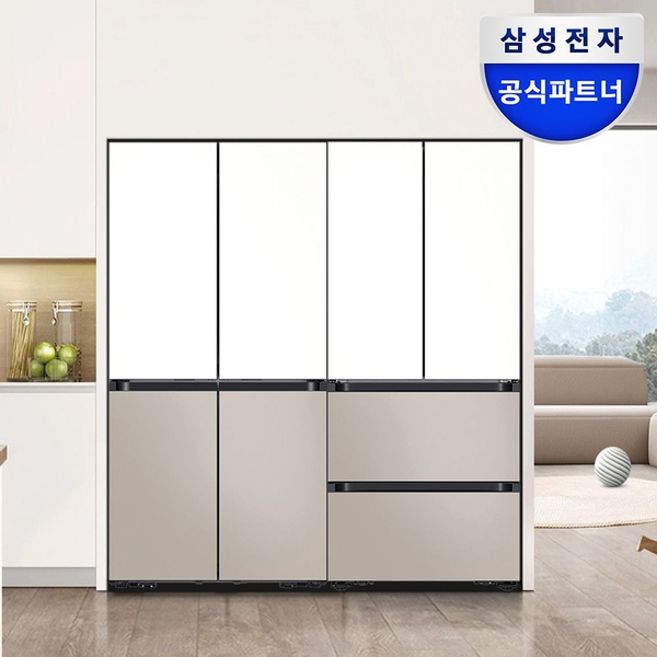 혜택가439만 비스포크 냉장고 세트 패키지 RM70F64R1ZG+RK70F42M2ZG