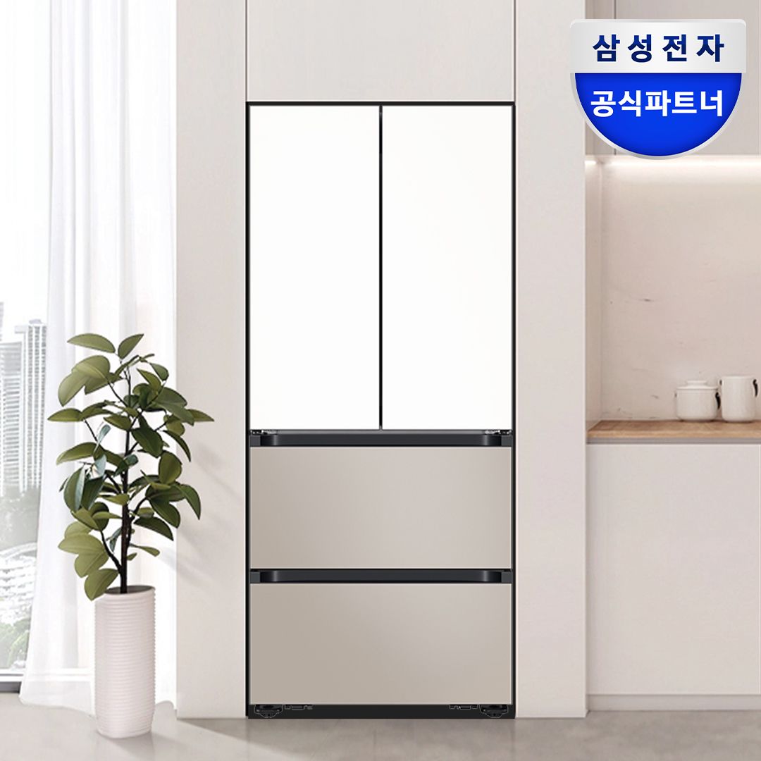 비스포크 AI 4도어 김치냉장고 키친핏 Max 420L RK70F42M2ZG 화이트/베이지 가격 추이 삼성전자 비스포크 AI 4도어 김치냉장고 키친핏 Max 420L RK70F42M2ZG 화이트/베이지 - 최저가 2,148,999원