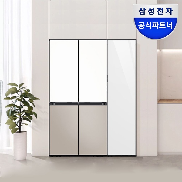 비스포크 RM70F64R1ZG+RZ24C59G0AP 1등급 4도어+1도어 키친핏 세트