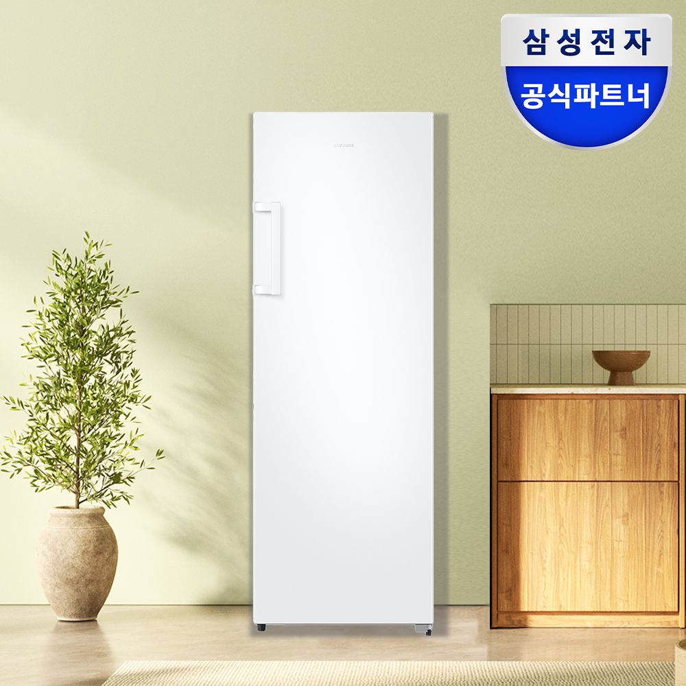 삼성전자 삼성 냉동고 RZ22CG4000WW 227L 서랍형 가정용 스탠드 슬림 1도어