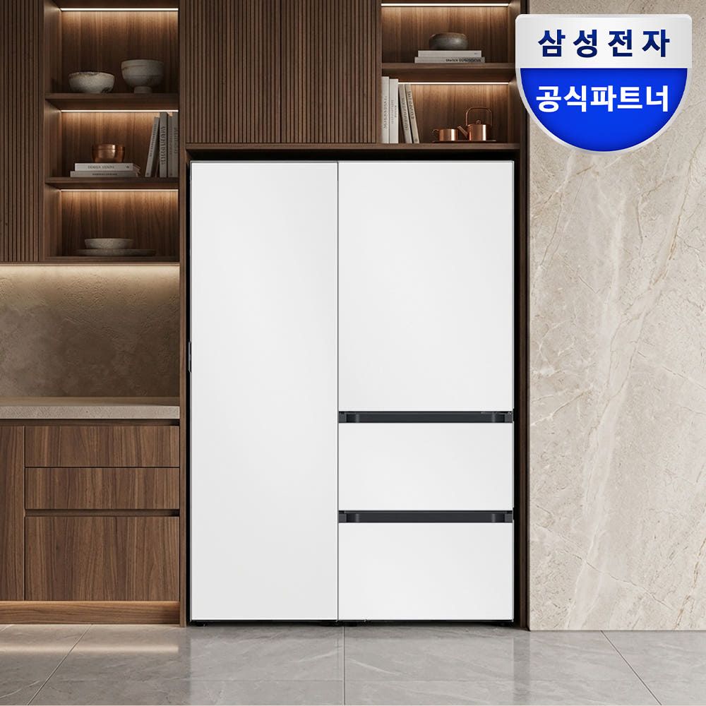 삼성전자 1도어 냉장고+ 3도어 김치냉장고 세트 RR40C7905AP+RQ33DB74D2AP01