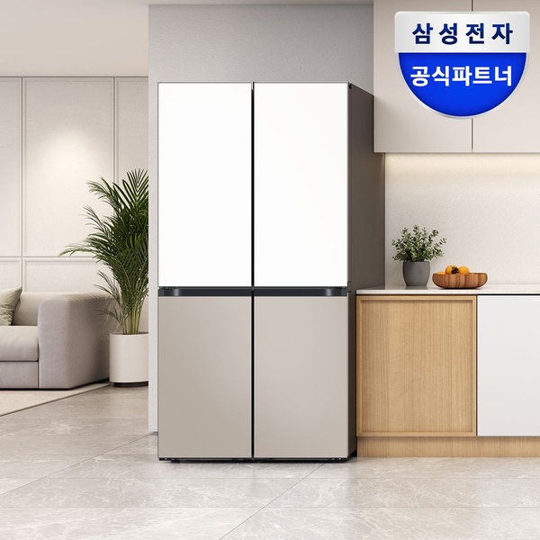 혜택가249만 비스포크 AI 냉장고 4도어 901L 1등급 RM70F91R1ZG UV탈취