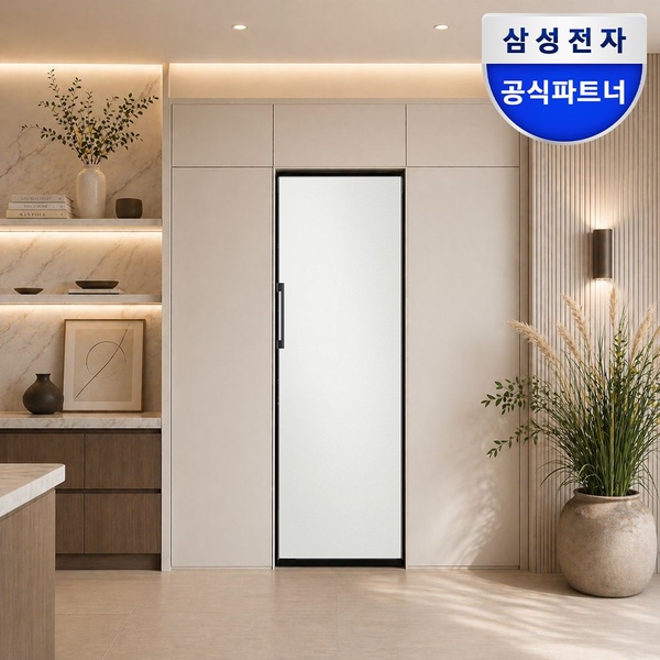 비스포크 냉장고 RR70H39G10 키친핏 380리터 1도어 AI절약