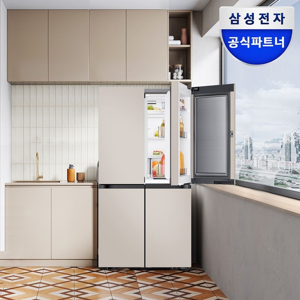 최대혜택가212만 비스포크 AI 냉장고 4도어 902L 1등급 RM70F90M1GD