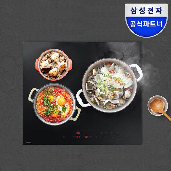 최대혜택가64만 인덕션 전기레인지 NZ63DG403CFK 3구 빌트인 프레임리스 슬림핏
