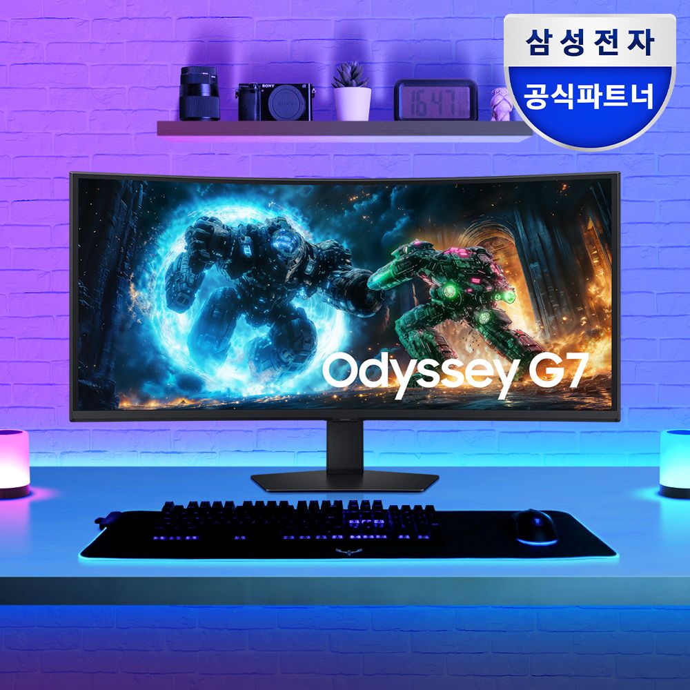 삼성전자 삼성 오디세이 G7 G75F LS40FG750 WUHD 21:9 165Hz 커브드 게이밍
