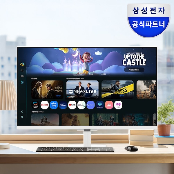삼성 스마트 모니터 M5 화이트 80.1cm S32FM501 OTT 넷플릭스 유튜브