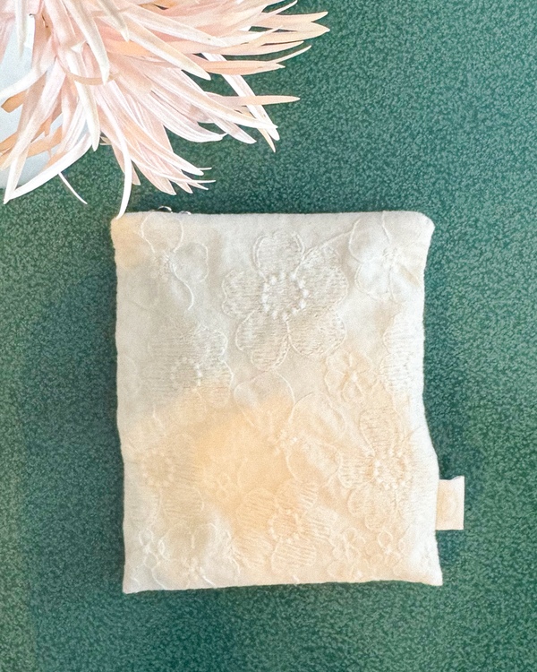 해바라기 자수 파우치 북파우치(2size)