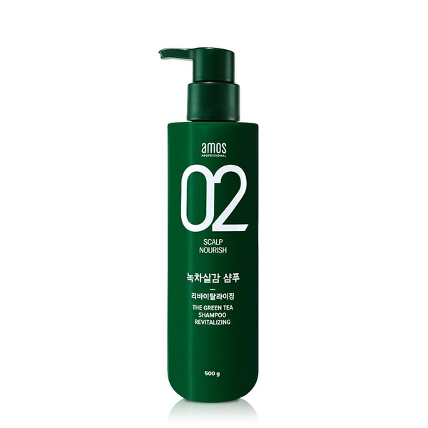 녹차실감 샴푸 리바이탈라이징 500g(지성)
