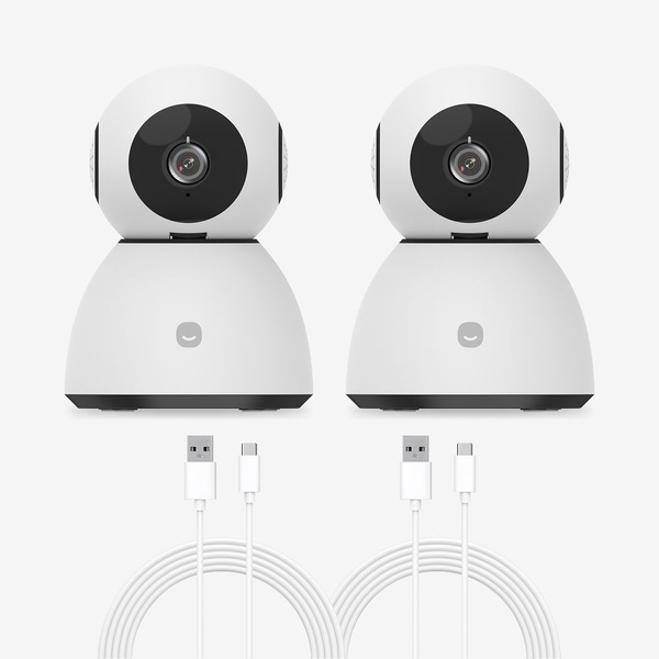 1+1 스마트 2세대 홈카메라 Pro 500만화소 + 3m 케이블 출산 육아 보안 CCTV