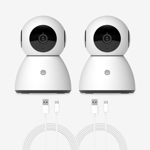 1+1 스마트 홈카메라 Pro플러스 500만화소 + 3m 케이블 홈캠 출산 육아 CCTV