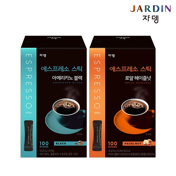 에스프레소 스틱 100P 인스턴트 커피 2종 모음