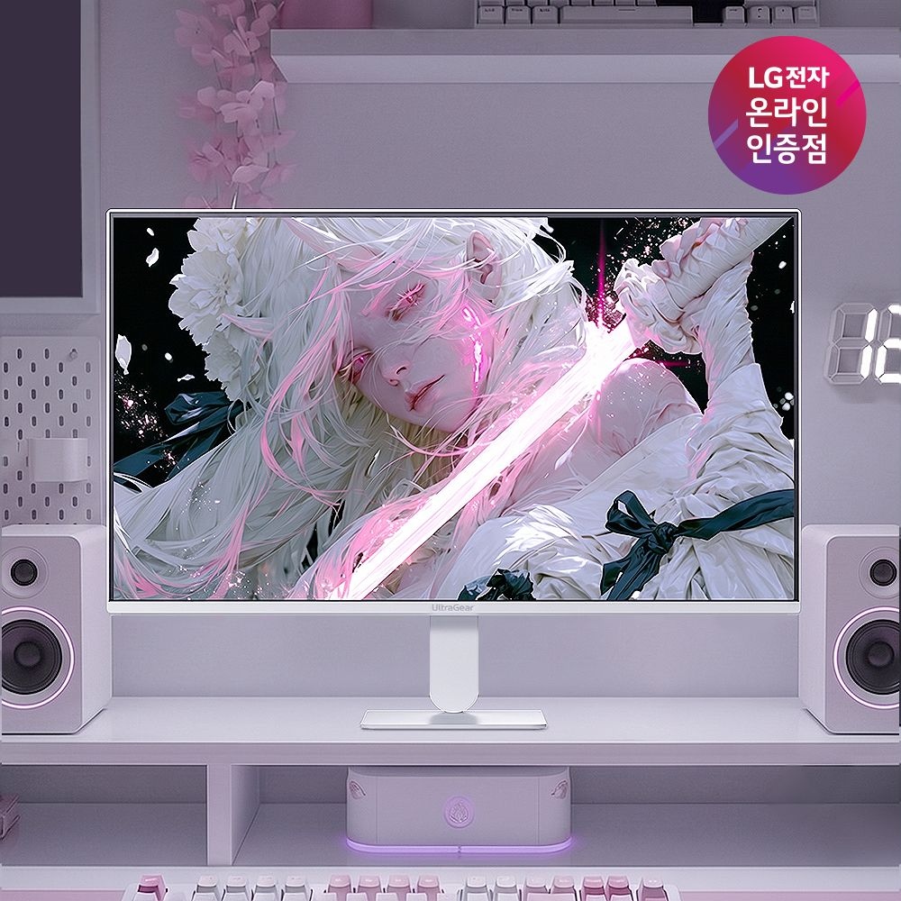 27G411BW 68cm(27인치) IPS 144Hz G-Sync호환 화이트 게이밍모니터