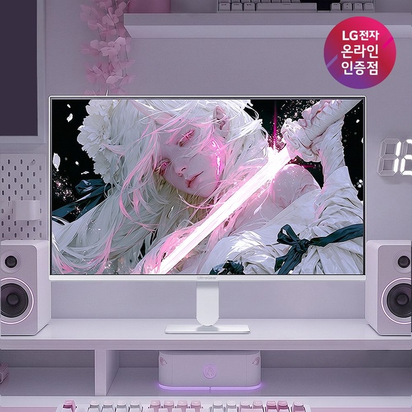27G411BW 68cm(27인치) IPS 144Hz 3면 슬림베젤 화이트 게이밍모니터