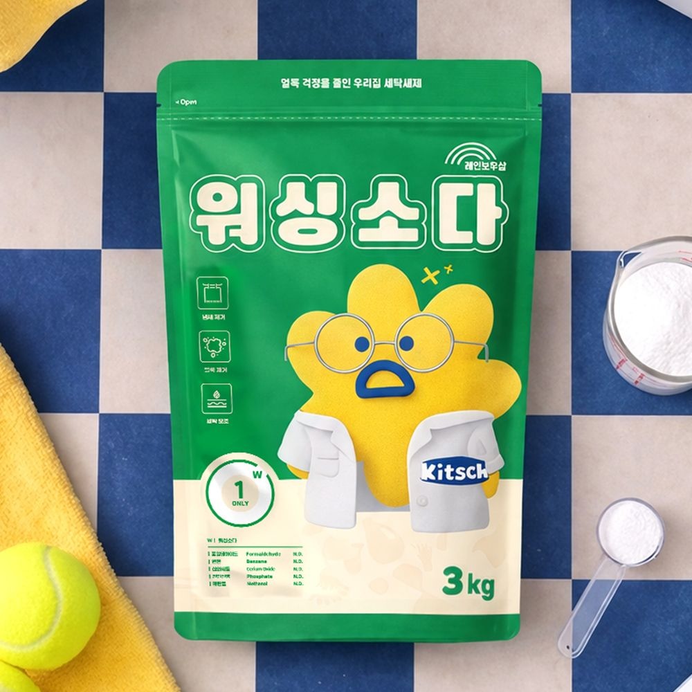 워싱소다 키치 3kg 천연세제