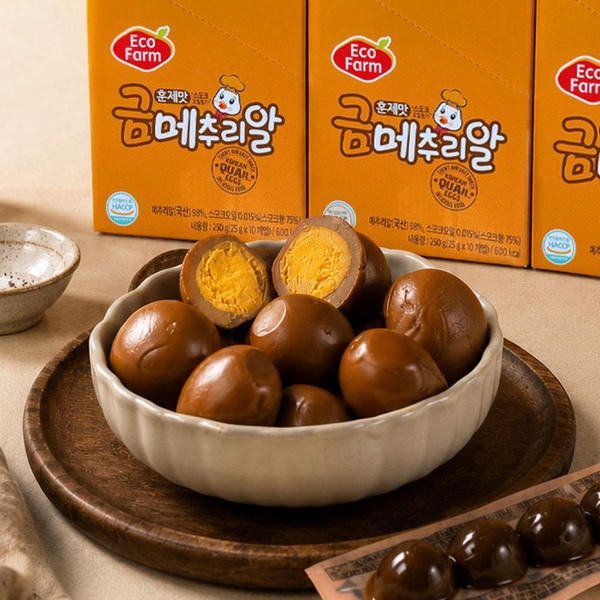 담백한 무항생제 금메추리알 훈제맛 1박스(25gx10팩) 외