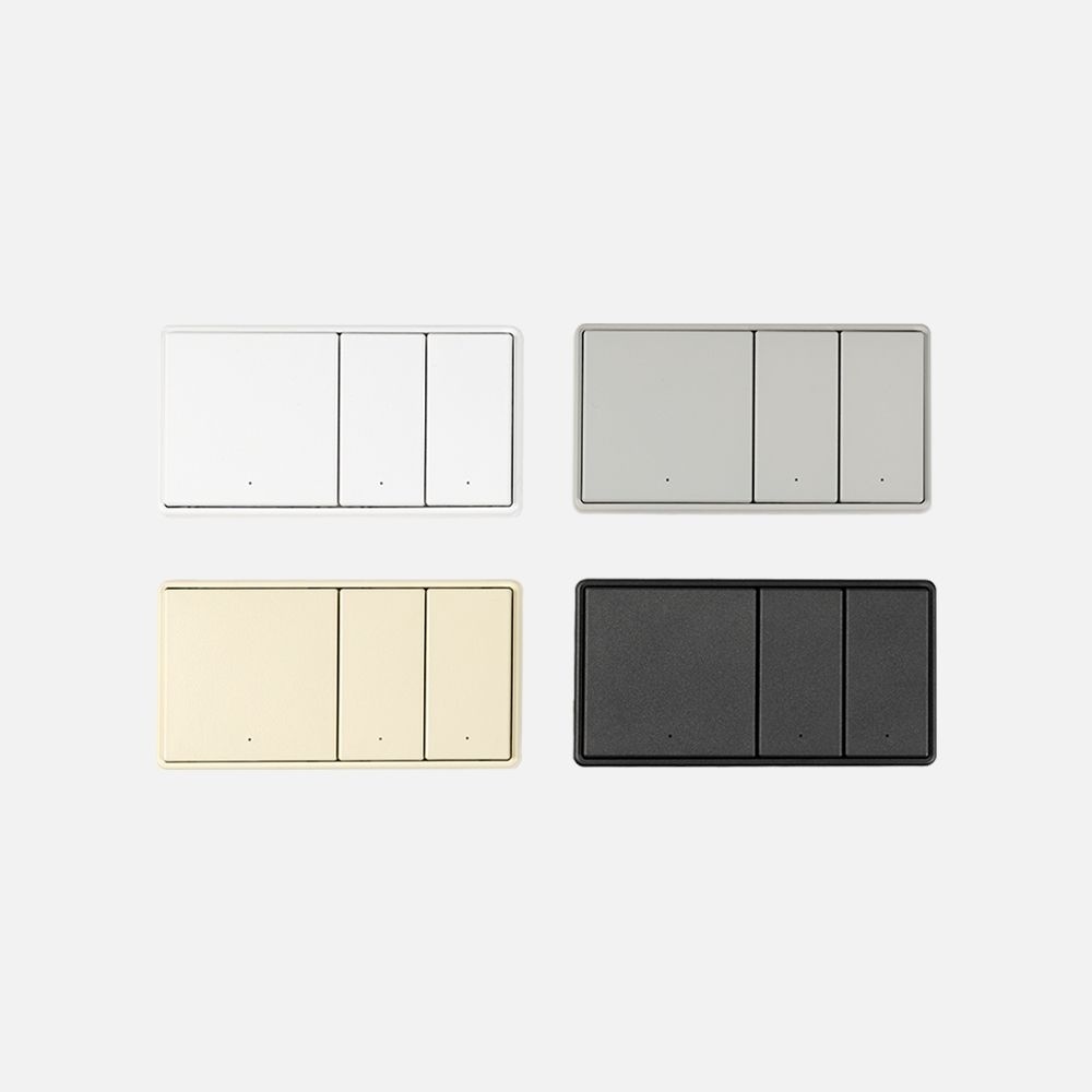 파츠 프리미엄 스위치_2구 3회로_4colors