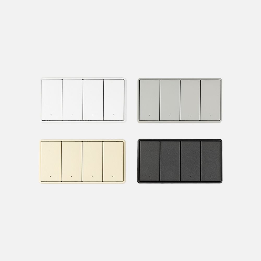 파츠 파츠 프리미엄 스위치_2구 4회로_4colors